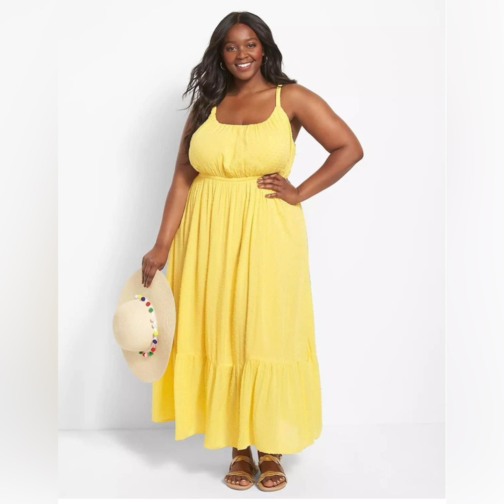 Lane Bryant Sleeveless Cami Midi Dress. NWT. 18 Petite